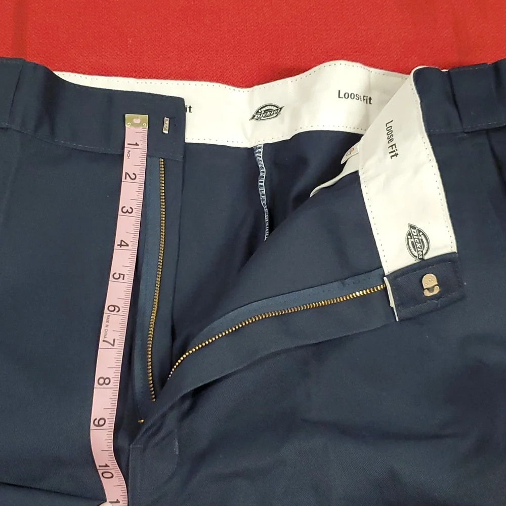 Dickies Work utility uniform shorts unisex check measurements NWOT 16 or 18 - Picture 3 of 11